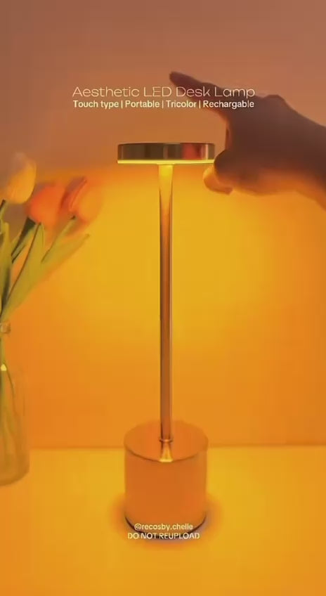 מנורת שולחן חכמה עם חיישן מגע