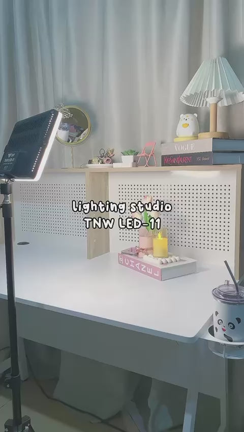 תאורת וידאו מקצועית לצילום , זום ולייבים